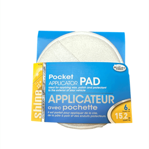 Detailer’s choice Microfiber Applicator Pad with Pocket- Blue