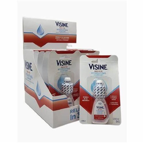 Visine Red Eye Hydrating Comfort – 6 Unit Display. 0.28 Fl.Oz