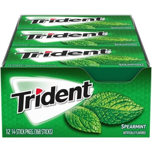 Trident Sugar Free Gum 15/14 Sticks- Spearmint