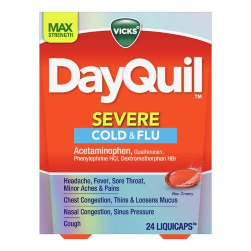 Dayquil Severe Cold & Flu,  32 Packets of 2 Liquicaps