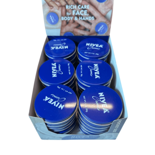 Nivea Cream Tin 1.oz/30ML 36 Count