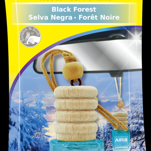 Aromate Wooden Car Perfume- Black Forest