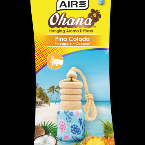 Aromate Wooden Ohana Car Perfume- Pina Colada