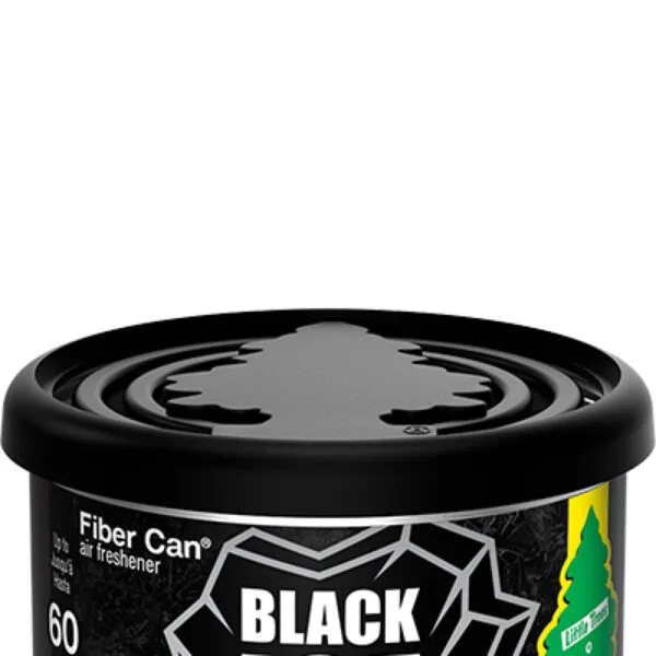 Little Trees Fiber Can 4 Pcs Display- Black Ice