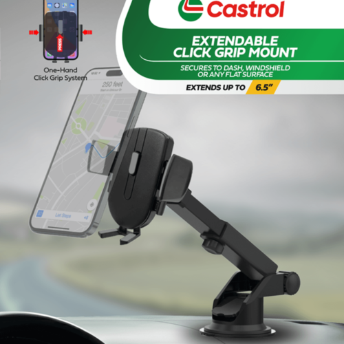 Castrol- Auto Grip Extend Mount, Black