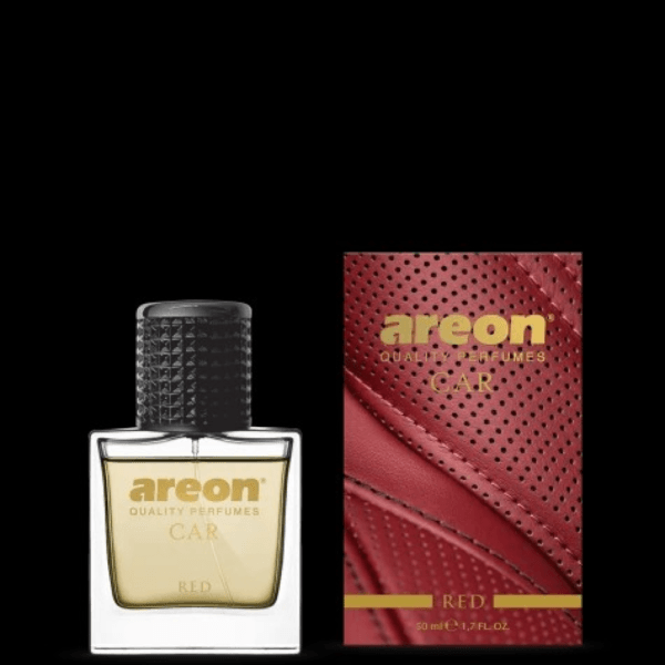 Areon Car Perfume Air Freshener Spray Glass Bottle 50ml - Red