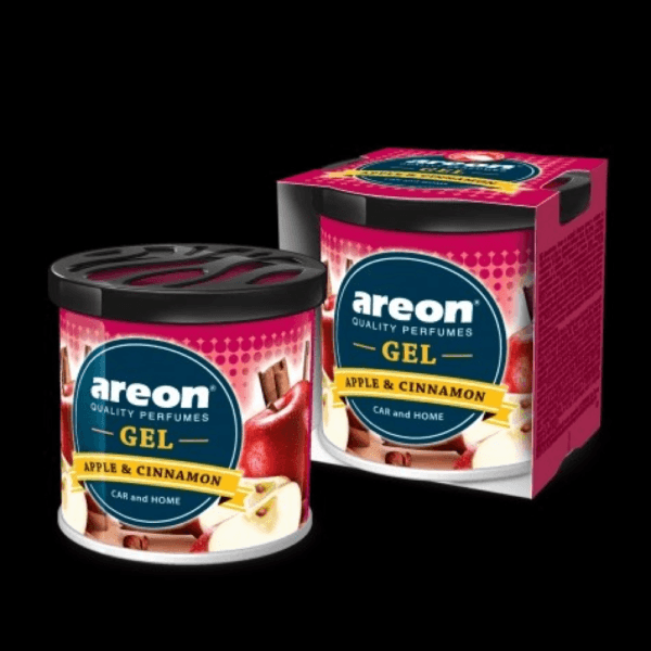 Areon Car Perfume Gel Can Air Freshener - Apple & Cinnamon