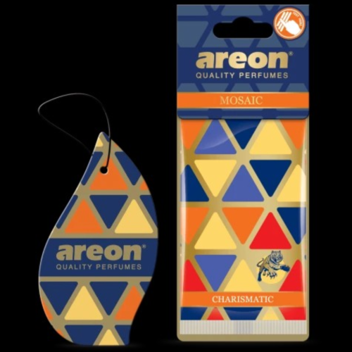 Areon Mosaic Car Air Freshener, Charismatic – 10 Pack