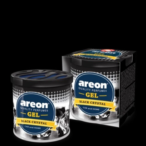 Areon Car Perfume Gel Can Air Freshener – Black Crystal