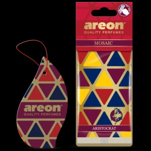 Areon Mosaic Car Air Freshener, Aristocrat – 10 Pack