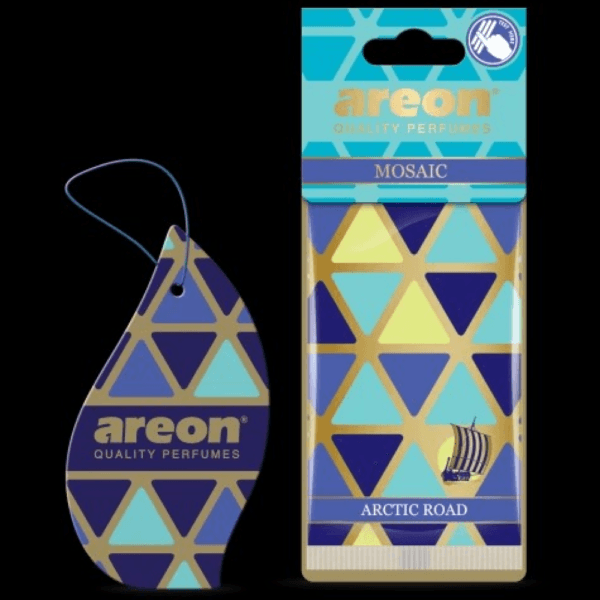 Areon Mosaic Car Air Freshener, Artic Road - 10 Pack