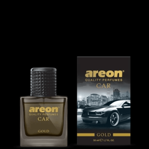 Areon Car Perfume Air Freshener Spray Glass Bottle 50ml – Gold