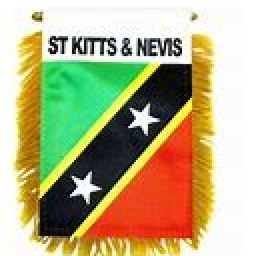 Mini Banner St kitts & Nevis