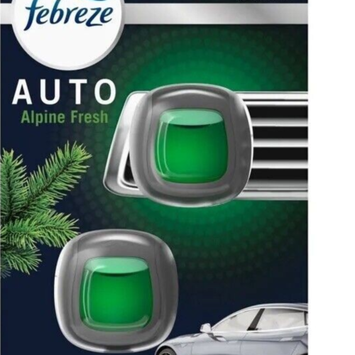 Febreze Car Vent Clip Freshener 2 Pk – Alpine Fresh