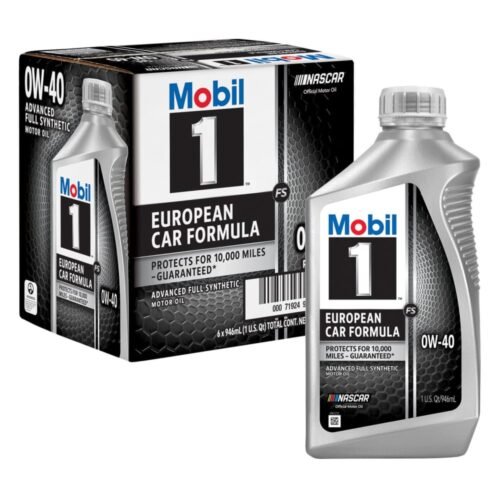 Mobil 1 Full Synthetic – European Formula – 0W40 6/1 Qts
