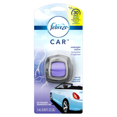 Febreze Car Vent Clip Freshener Midnight Storm