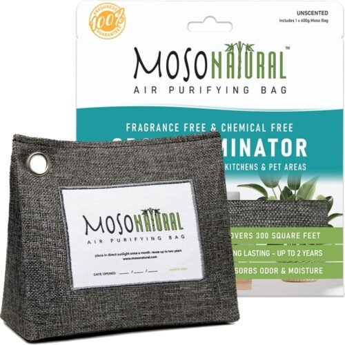 Moso Natural Air Purifying Bag-  Scent Free Odor Eliminator