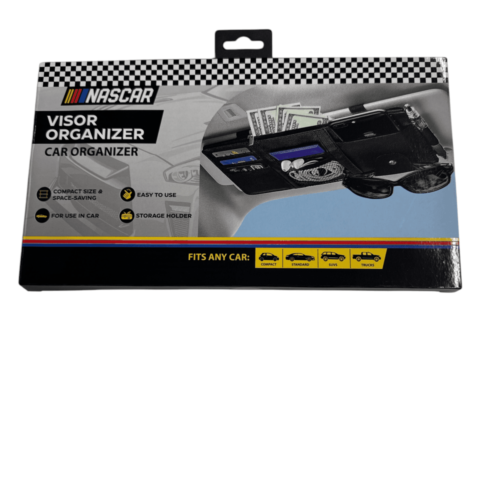Nascar Car Visor Organizer – Black