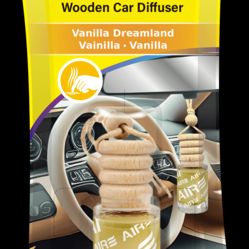 Aromate Wooden Car Perfume-Vanilla Dreamland