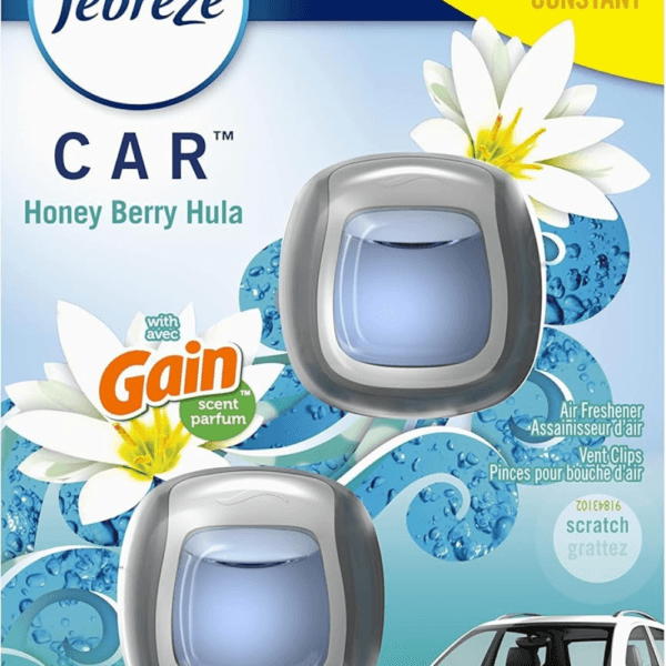 Febreze Car Vent Clip Freshener 2 Pk - Honey Berry Hula