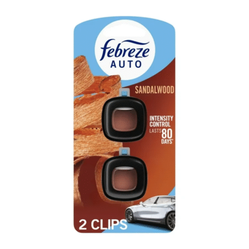 Febreze Car Vent Clip Freshener 2 Pk- Sandalwood