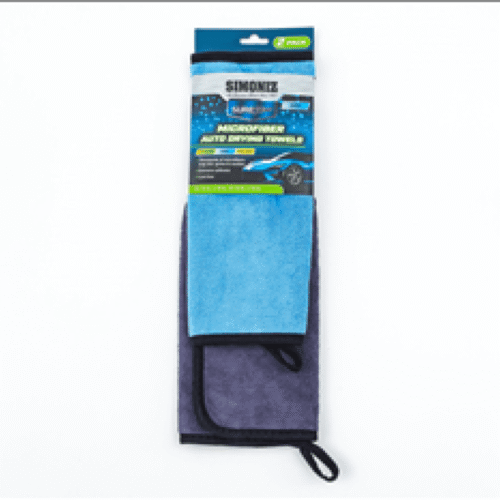 Simoniz 2PK Plush Microfiber 12×12 & 16×16 1/12 Sets