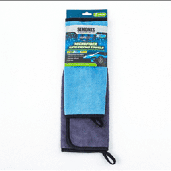 Simoniz 2PK Plush Microfiber 12x12 & 16x16 1/12 Sets