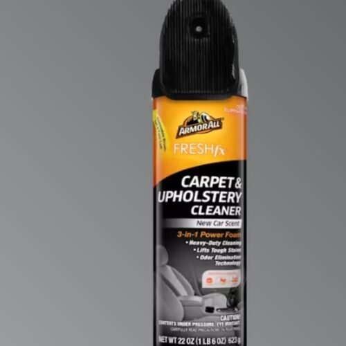 Armor All Carpet & Upholstery Cleaner  New Car Scent 3 in 1 Power Foam- 22fL oz