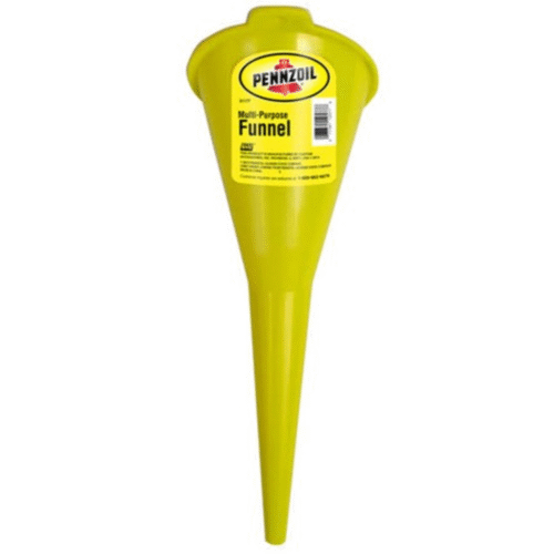 Pennzoil Long Neck Funnel with peg Hanger – Yellow