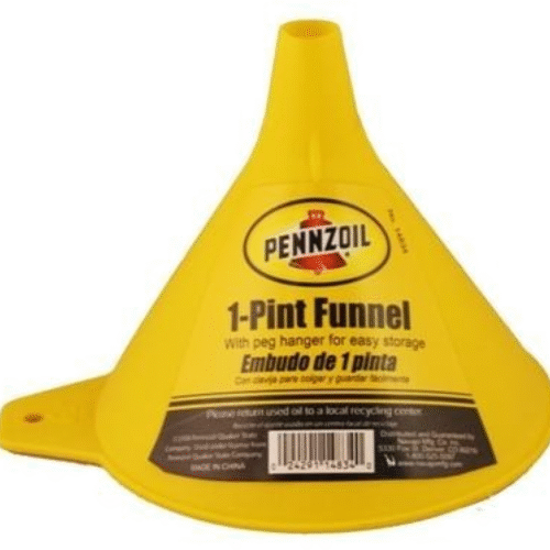 Pennzoil 1-Pint Funnel – Yellow