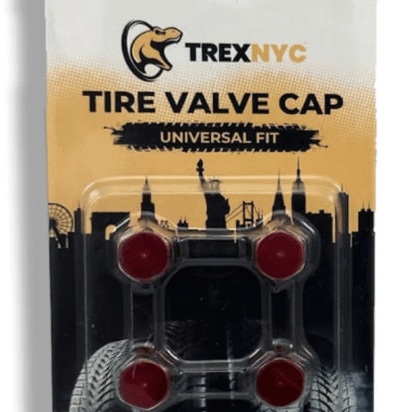TrexNYC Tire Valve Cap- Rocket Red