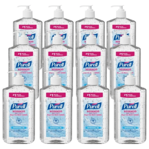 Purell Hand Sanitizer 8 Oz Pump Original 12 Units Display