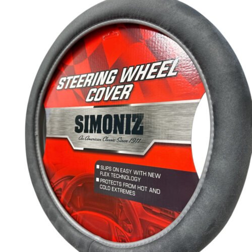 Simoniz-Steering Wheel Cover Memory Foam- Gray