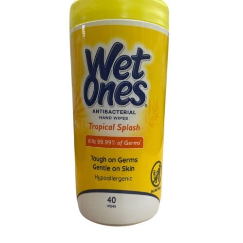 Wet Ones Antibacterial Hand Wipes- Tropical Splash Scents 40 Wipes