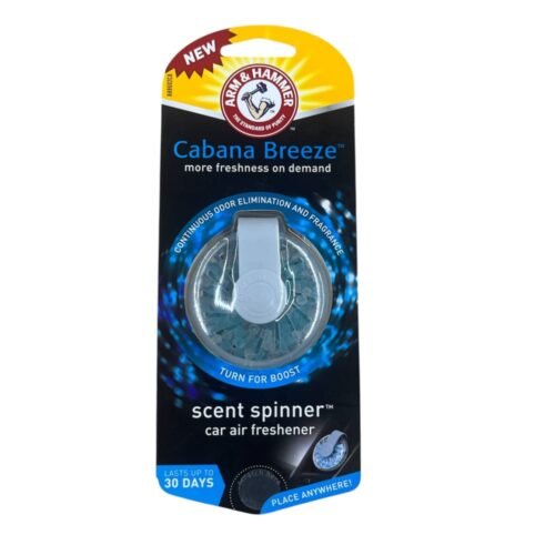 Arm & Hammer Scent Spinner Vent Clip Air Freshener – Cabana Breeze
