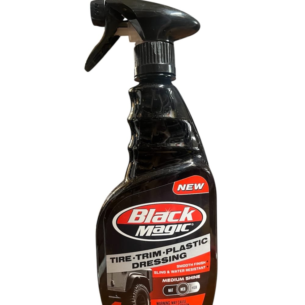 Black Magic Tire, Trim, Plastic Dressing, 1/6 16 FL. OZ