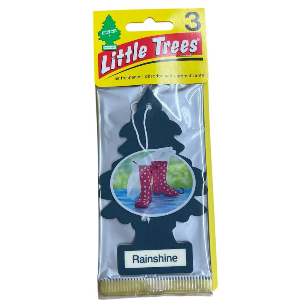 Little Trees Car freshener- 3 pack Rainshine