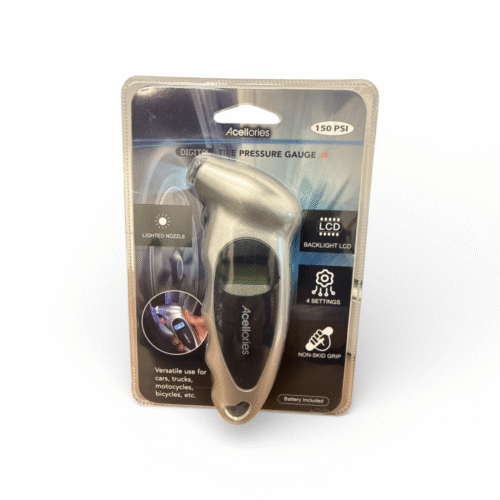 Acellories Digital Tire Pressure Gauge, 150 PSI