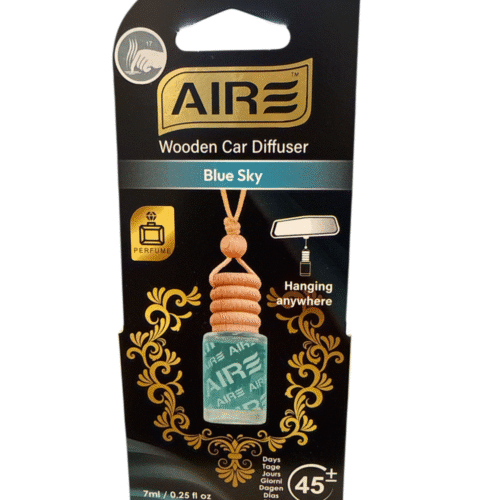 Aromate Wooden Car Perfume- Blue Sky