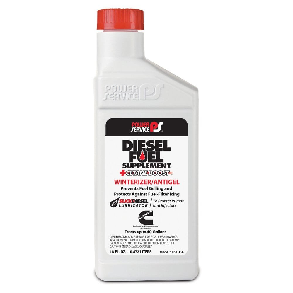 Power Service Diesel Fuel Supplement + Cetane Boost 12/26OZ