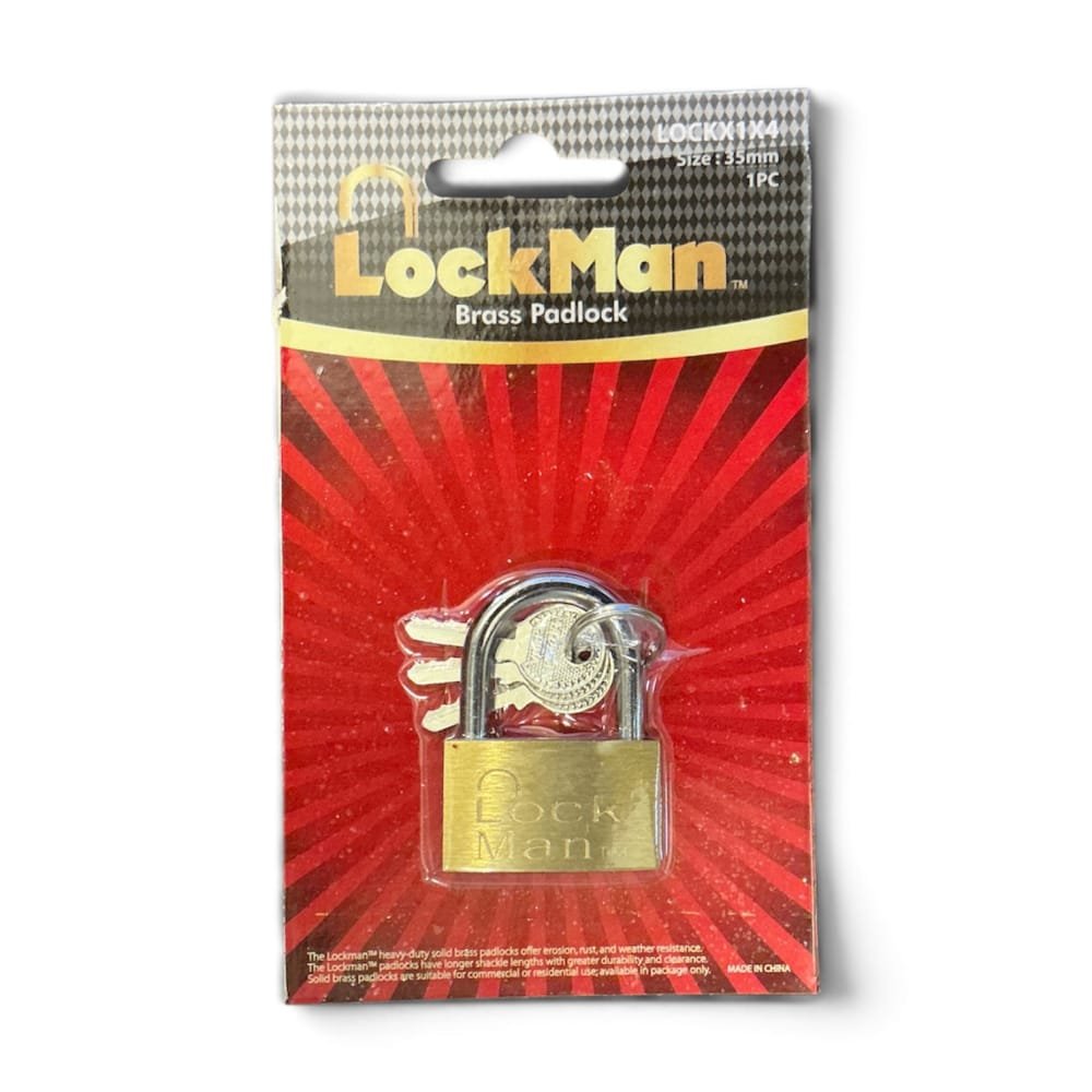 LockMan Brass Padlock 35MM