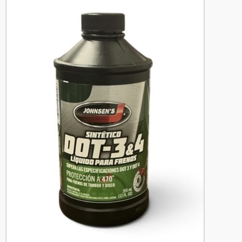 Jhonsen’s Premium Dot 3 & 4 Brake Fluid – 12/12 OZ