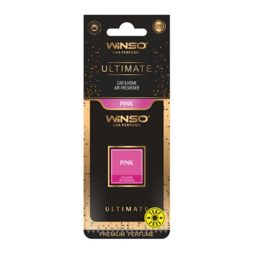 Winso- Car Air Freshener Ultimate Card, 10 Pk – Pink