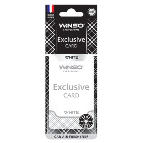 Winso- Car Air Freshener Exclusive Card, 10 Pk – White