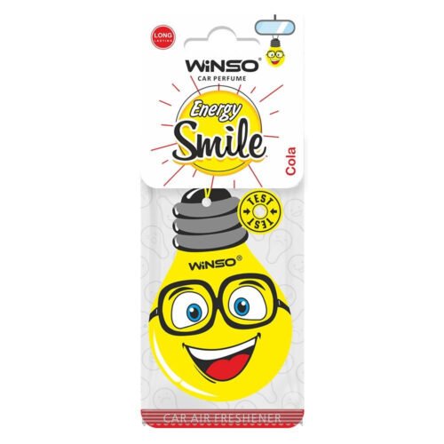 Winso- Car Air Freshener Energy Smile, 10 Pk – Cola