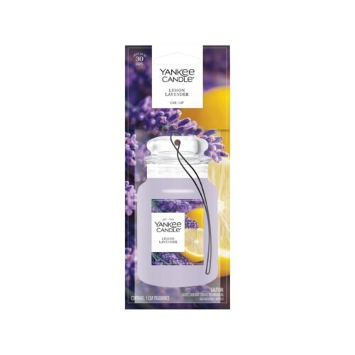 Yankee Candle Car Jar Paperboard Lemon Lavender